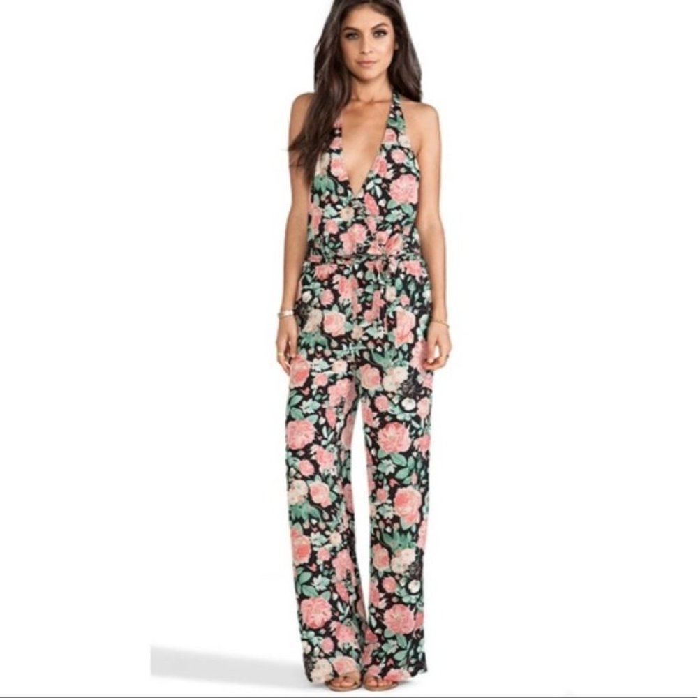 Lovers + Friends Oh Darling Autumn Rose Playsuit/Jumpsuit